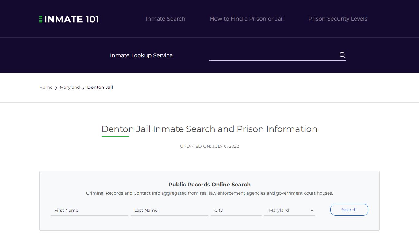 Denton Jail Inmate Search, Visitation, Phone no. & Mailing ...